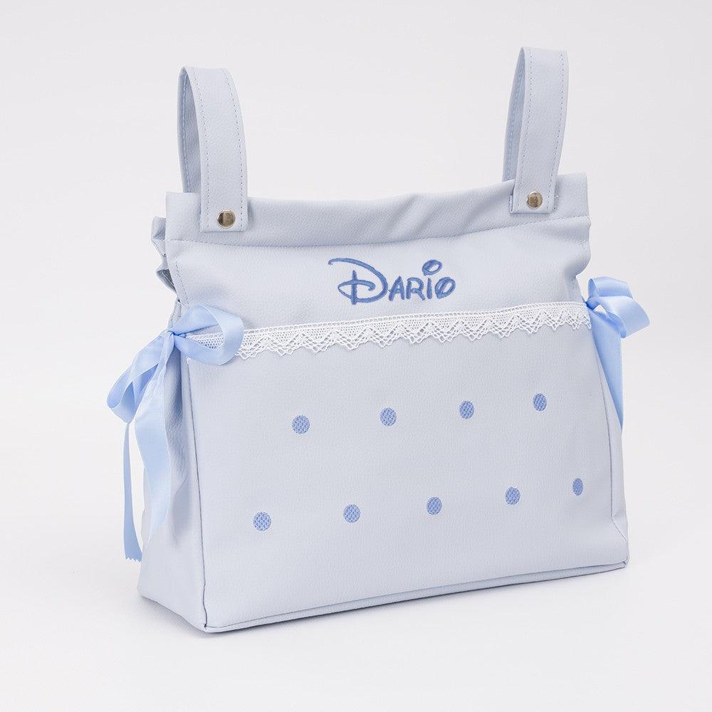 Bolso Panera Carro Bebé Andumodin Polipiel Levante Celeste - Nanetes #